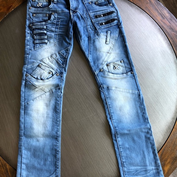 Biker jeans. Never worn. Size 24. Hemmed to fit 5”2 human - Picture 2 of 2